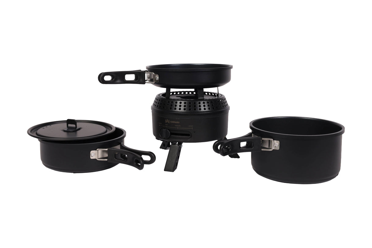 Komplettes 2-in-1-Kochset – Gas und Elektro