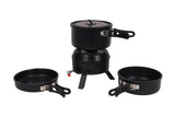 Komplettes 2-in-1-Kochset – Gas und Elektro