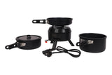Komplettes 2-in-1-Kochset – Gas und Elektro