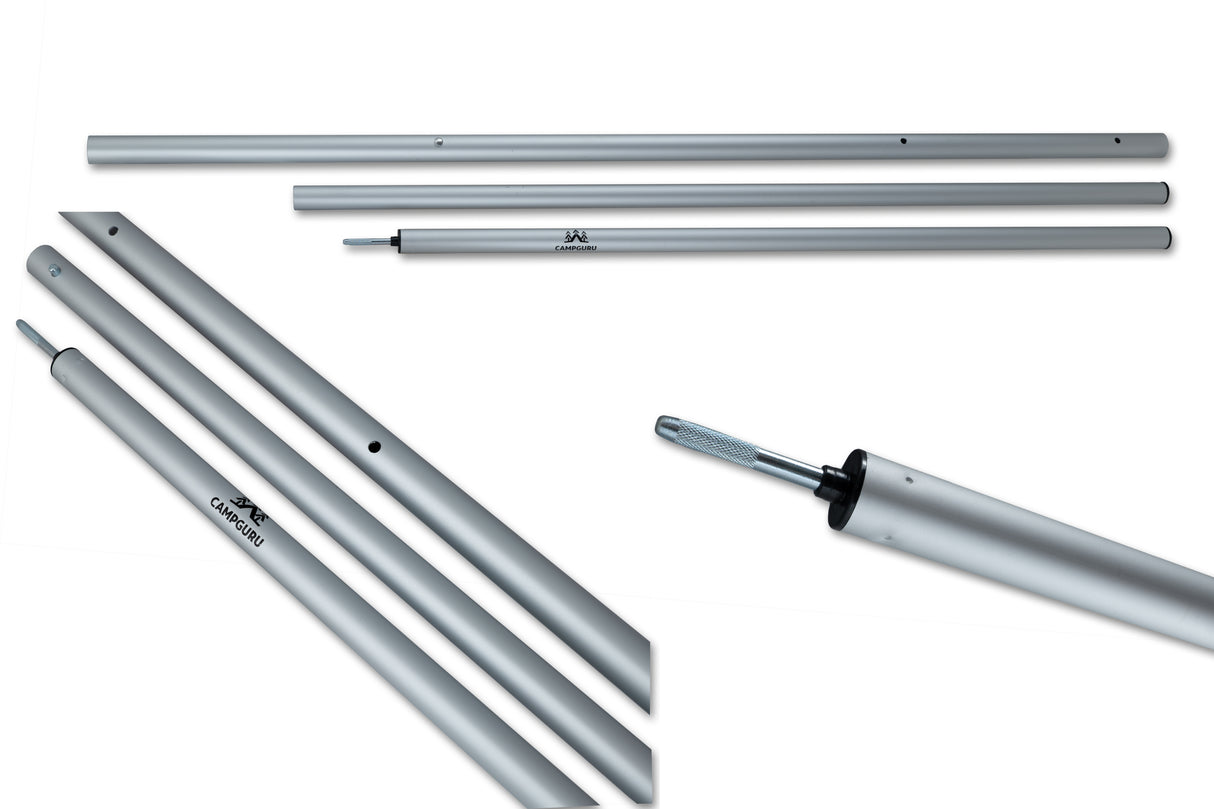 Aluminium-Dachsparrenstange 225/250 cm mit Feder