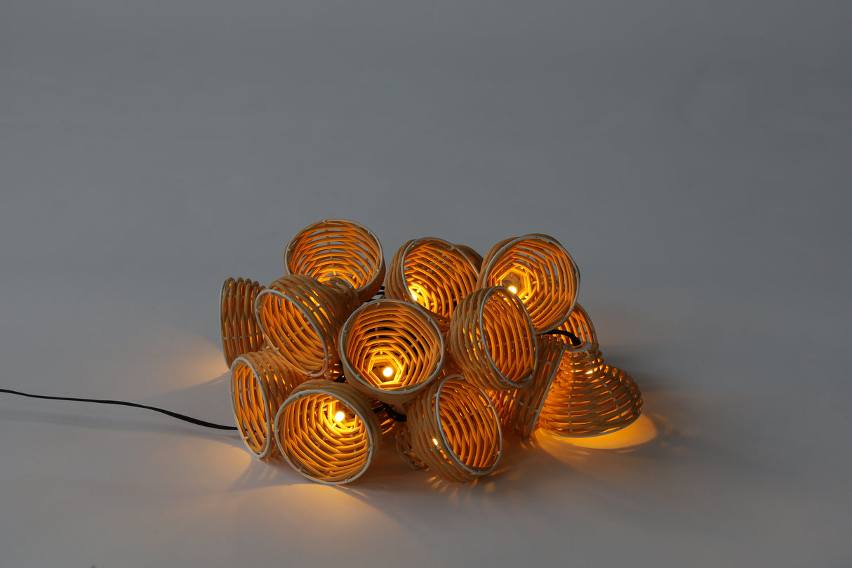 LED-Lichterkette Classique 20L Hellbraun