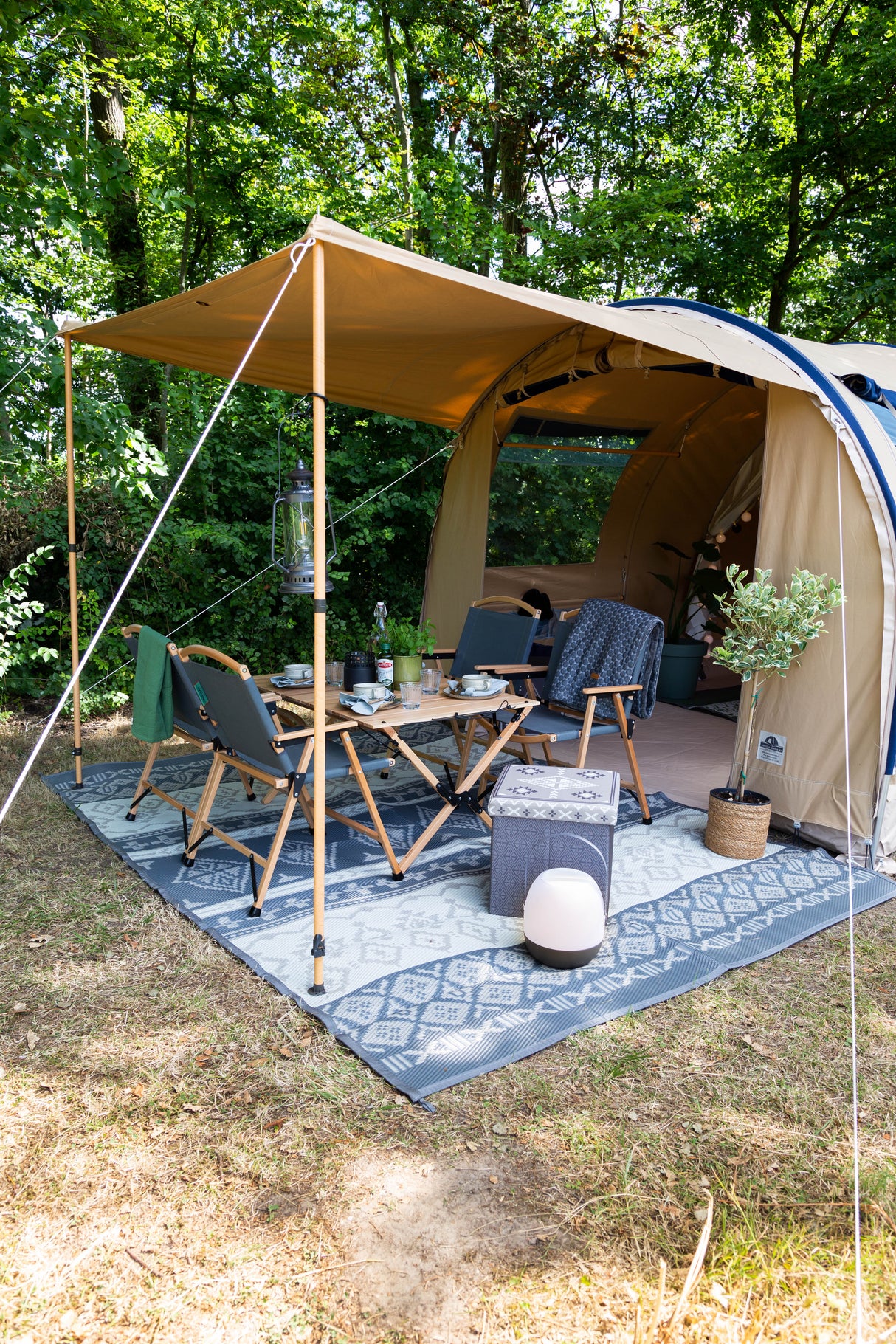Gemütliche Outdoor-Teppiche