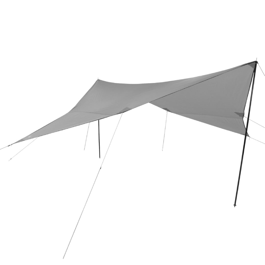 Polyesterplane 4x4m grau